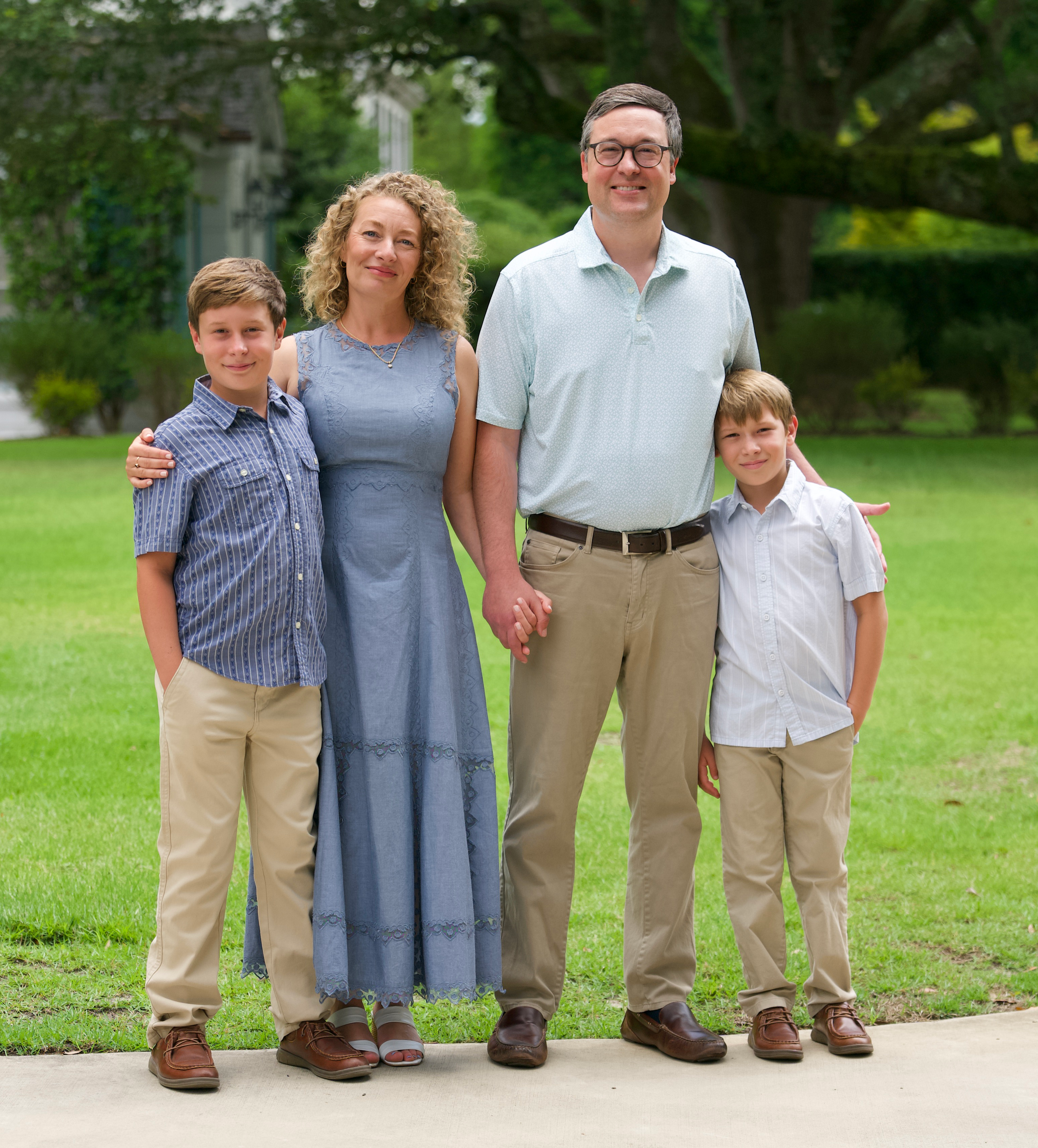 Dane Scalise with his wife and two sons — Vote Tuesday, November 3rd